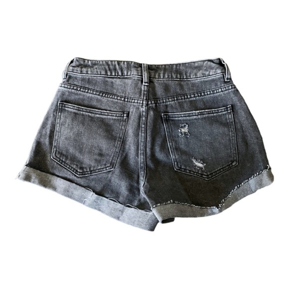PacSun Distressed Mom Shorts Faded Black Size 26 NWOT‎ - Picture 3 of 9